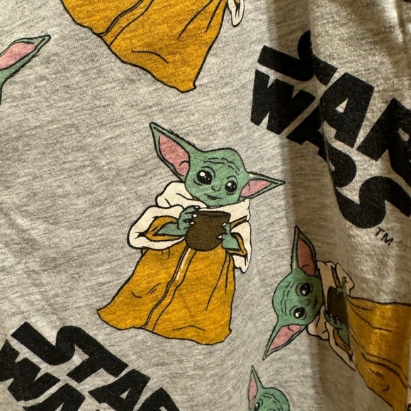 Star Wars Baby Yoda Eating Soup Men’s pajama Pants Sz M - Picture 6 of 8